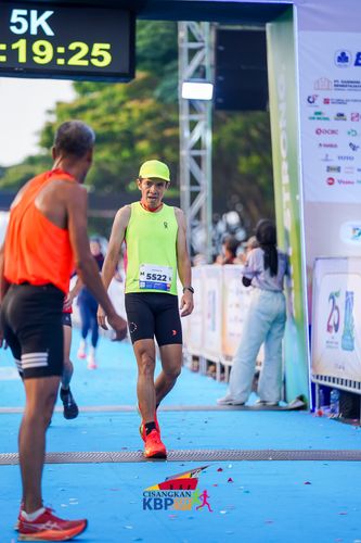 Race photo from CISANGKAN KBP CITY RUN 2025