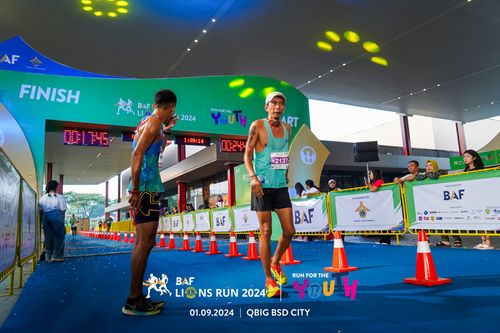 Race photo from BAF LIONS RUN 2024