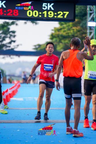 Race photo from CISANGKAN KBP CITY RUN 2025