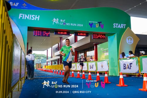Race photo from BAF LIONS RUN 2024
