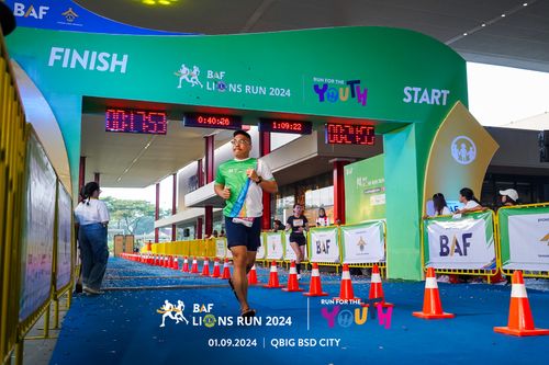 Race photo from BAF LIONS RUN 2024