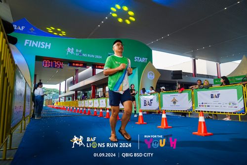 Race photo from BAF LIONS RUN 2024
