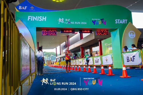 Race photo from BAF LIONS RUN 2024
