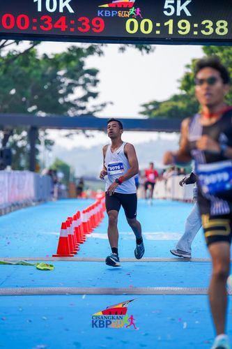 Race photo from CISANGKAN KBP CITY RUN 2025