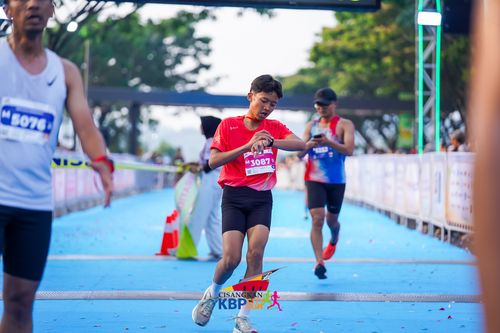 Race photo from CISANGKAN KBP CITY RUN 2025