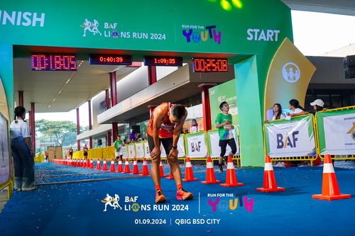Race photo from BAF LIONS RUN 2024