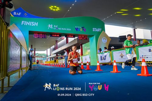 Race photo from BAF LIONS RUN 2024