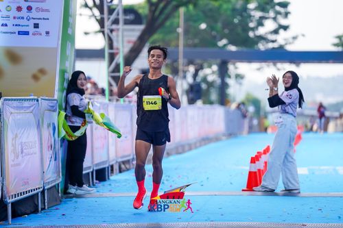 Race photo from CISANGKAN KBP CITY RUN 2025