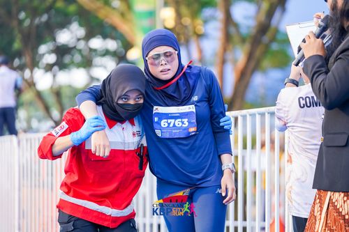 Race photo from CISANGKAN KBP CITY RUN 2025