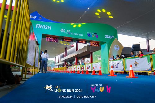 Race photo from BAF LIONS RUN 2024