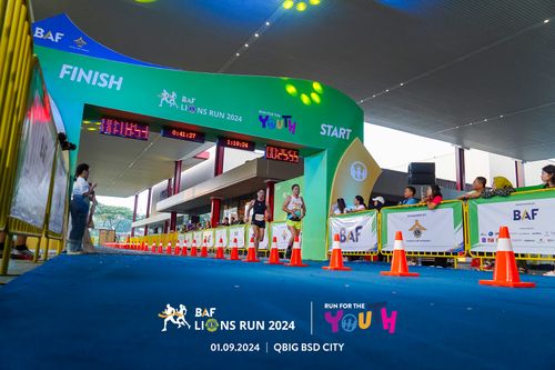 Race photo from BAF LIONS RUN 2024
