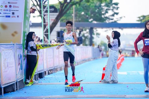 Race photo from CISANGKAN KBP CITY RUN 2025