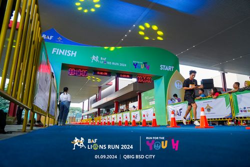 Race photo from BAF LIONS RUN 2024