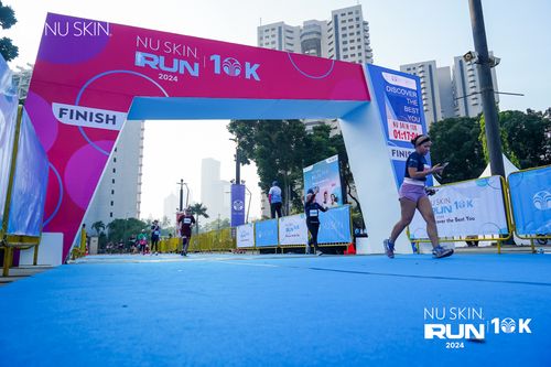 Race photo from Nu Skin Run 10K