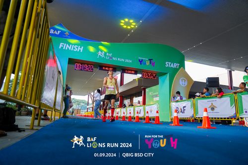 Race photo from BAF LIONS RUN 2024