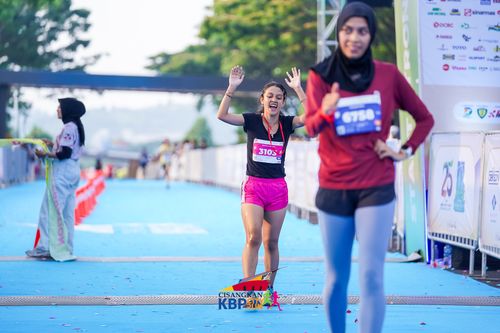 Race photo from CISANGKAN KBP CITY RUN 2025