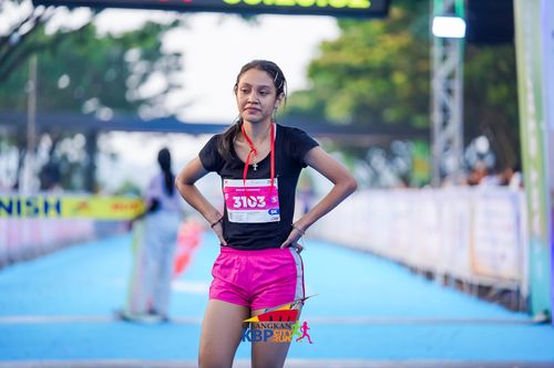 Race photo from CISANGKAN KBP CITY RUN 2025