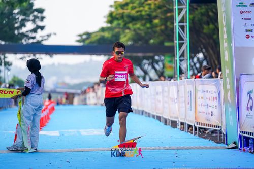Race photo from CISANGKAN KBP CITY RUN 2025