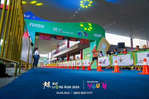 Race photo from BAF LIONS RUN 2024