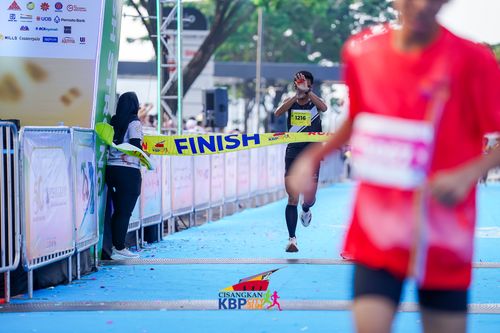 Race photo from CISANGKAN KBP CITY RUN 2025