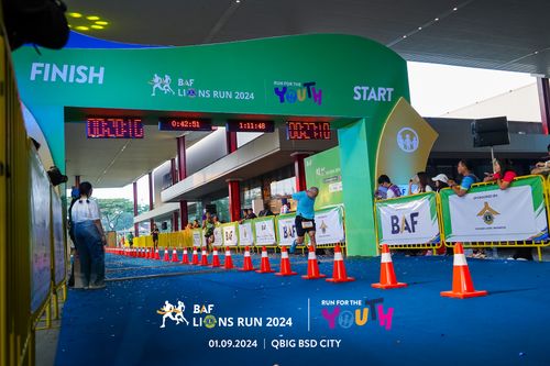 Race photo from BAF LIONS RUN 2024