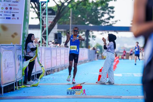 Race photo from CISANGKAN KBP CITY RUN 2025