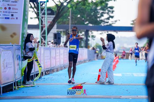 Race photo from CISANGKAN KBP CITY RUN 2025