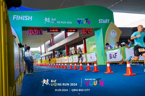 Race photo from BAF LIONS RUN 2024