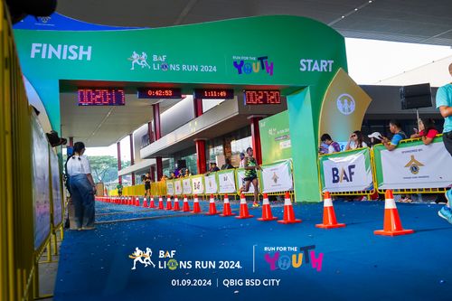 Race photo from BAF LIONS RUN 2024