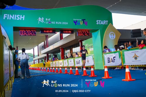 Race photo from BAF LIONS RUN 2024