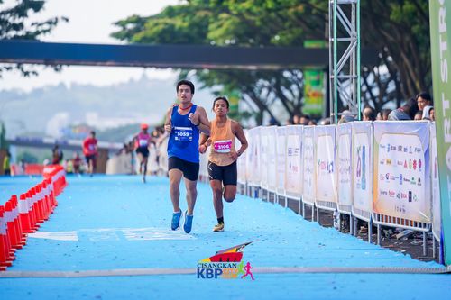 Race photo from CISANGKAN KBP CITY RUN 2025