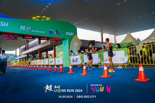 Race photo from BAF LIONS RUN 2024