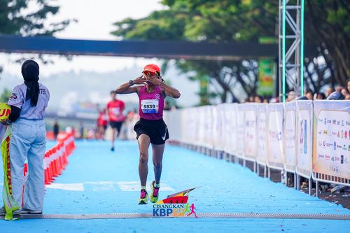 Race photo from CISANGKAN KBP CITY RUN 2025
