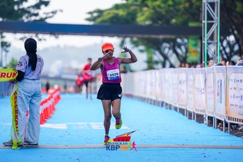 Race photo from CISANGKAN KBP CITY RUN 2025