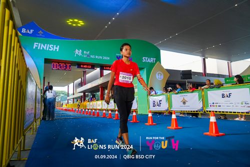 Race photo from BAF LIONS RUN 2024