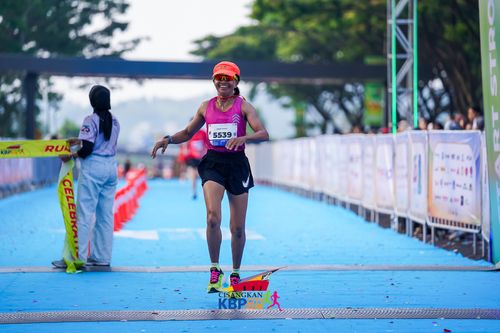 Race photo from CISANGKAN KBP CITY RUN 2025