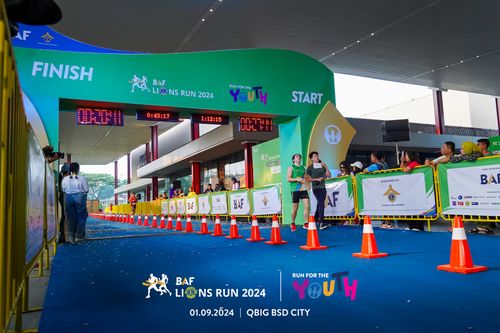 Race photo from BAF LIONS RUN 2024