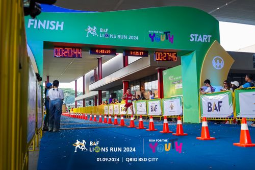 Race photo from BAF LIONS RUN 2024
