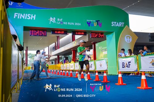 Race photo from BAF LIONS RUN 2024
