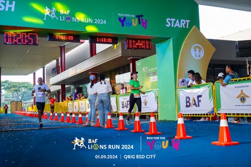 Race photo from BAF LIONS RUN 2024