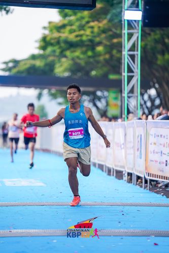 Race photo from CISANGKAN KBP CITY RUN 2025