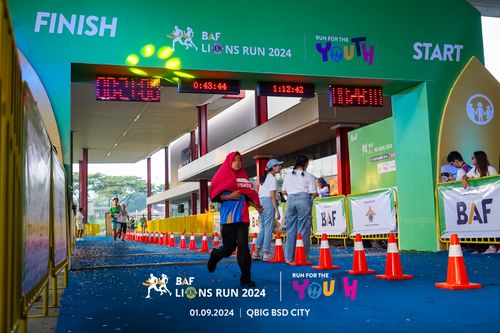 Race photo from BAF LIONS RUN 2024