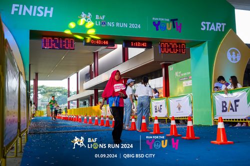 Race photo from BAF LIONS RUN 2024