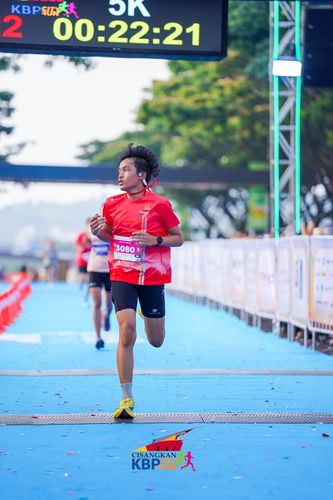 Race photo from CISANGKAN KBP CITY RUN 2025