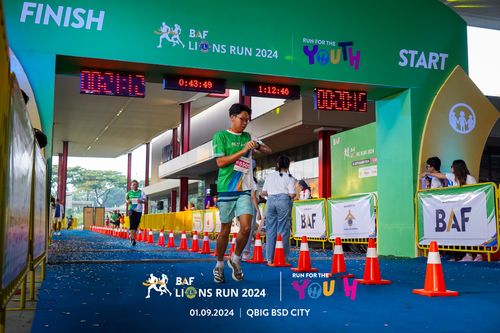 Race photo from BAF LIONS RUN 2024