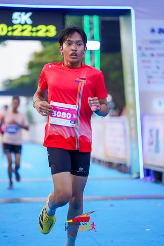 Race photo from CISANGKAN KBP CITY RUN 2025