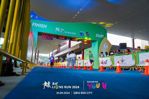 Race photo from BAF LIONS RUN 2024