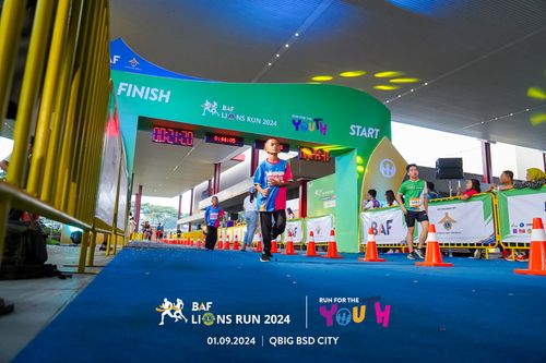 Race photo from BAF LIONS RUN 2024