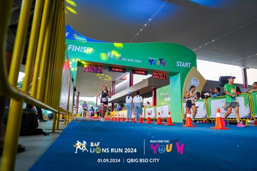 Race photo from BAF LIONS RUN 2024