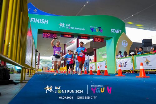 Race photo from BAF LIONS RUN 2024